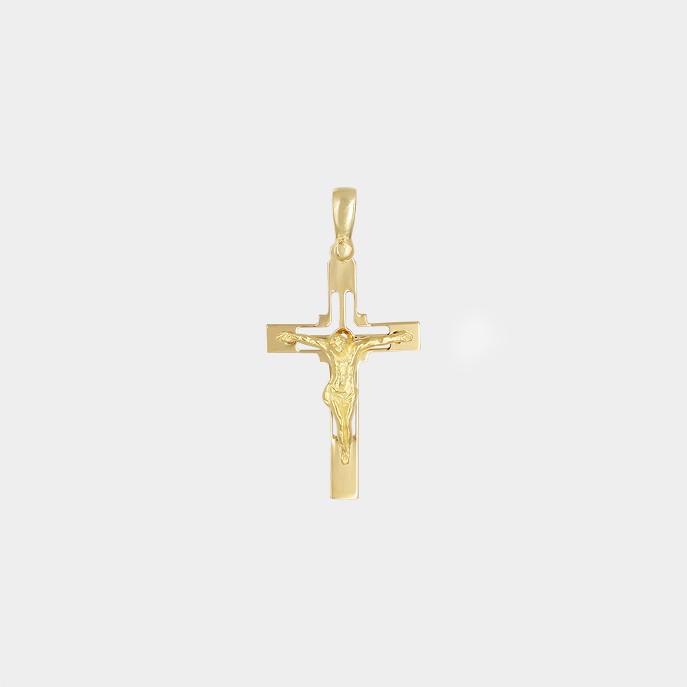 CROSS PENDANT GOLD 18KT