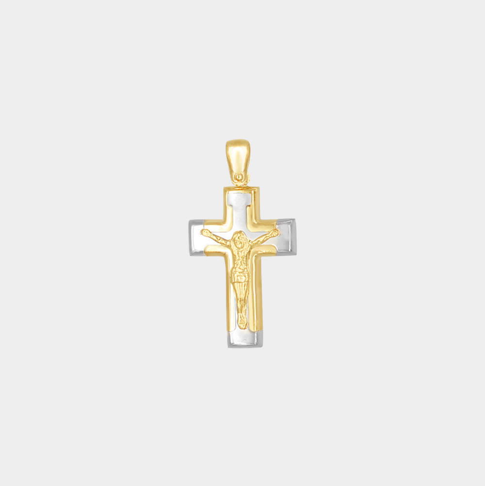 CROSS PENDANT GOLD 18KT