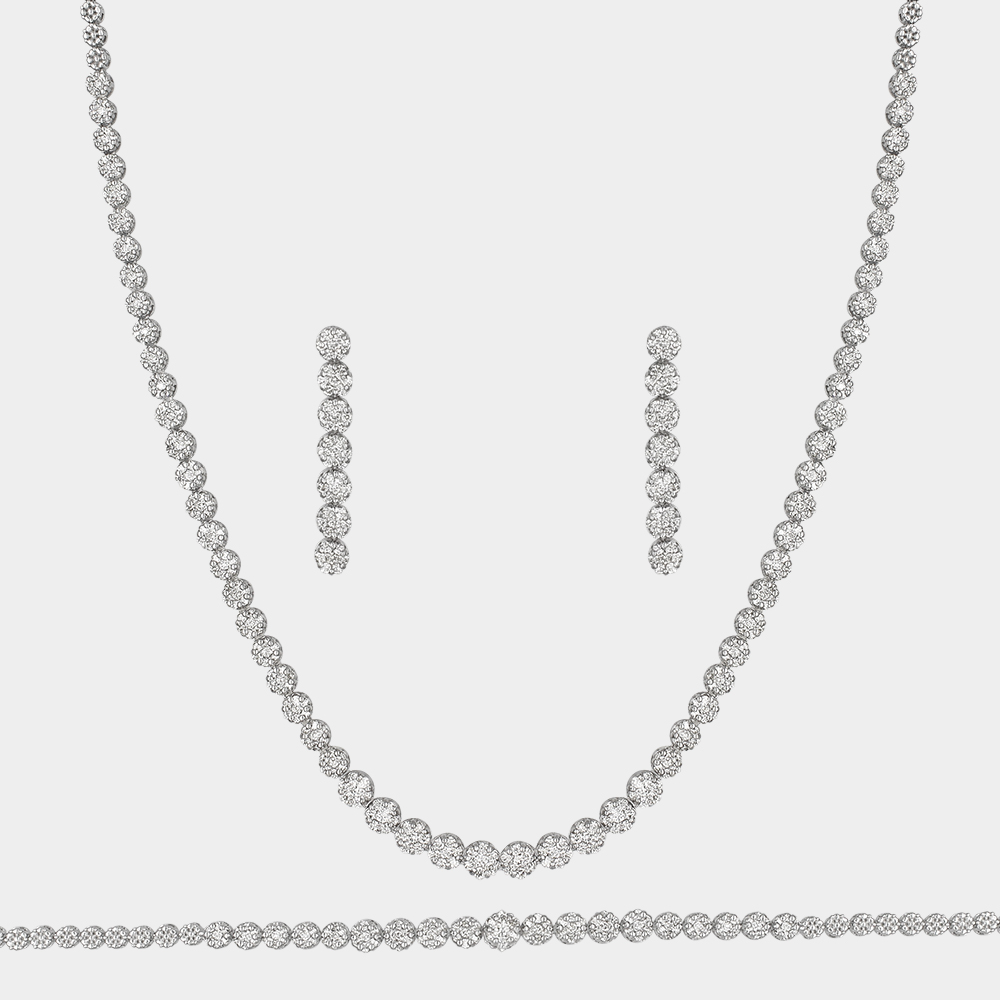 DIAMOND HALF SET GOLD 18KT