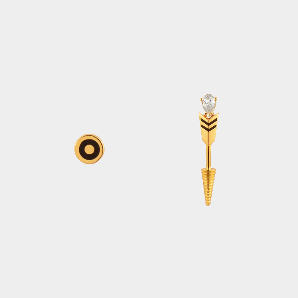 DIAMOND EARRINGS GOLD 18KT