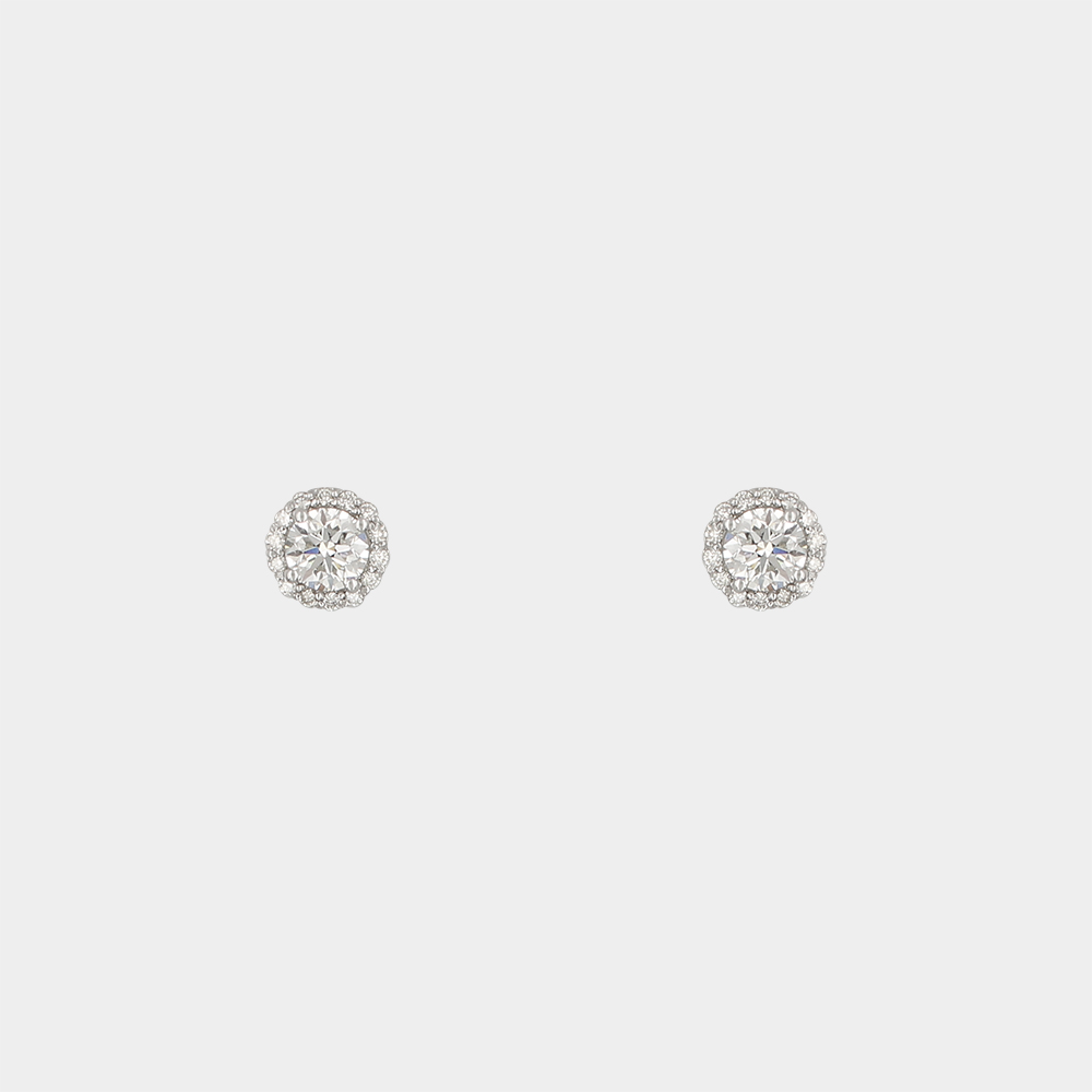 DIAMOND EARRINGS GOLD 18KT