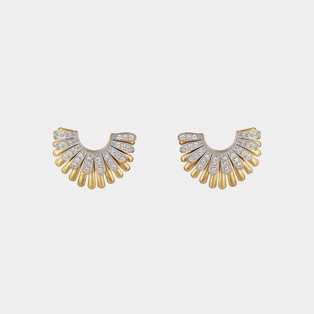 DIAMOND EARRINGS GOLD 18KT