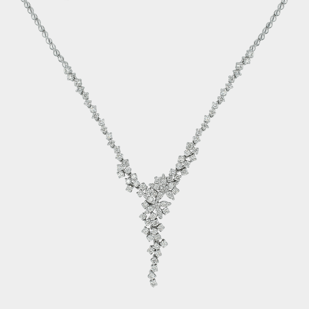 DIAMOND NECKLACE GOLD 18KT