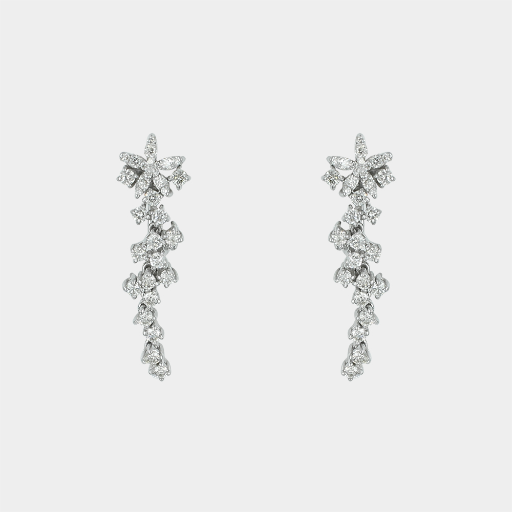 DIAMOND EARRINGS GOLD 18KT