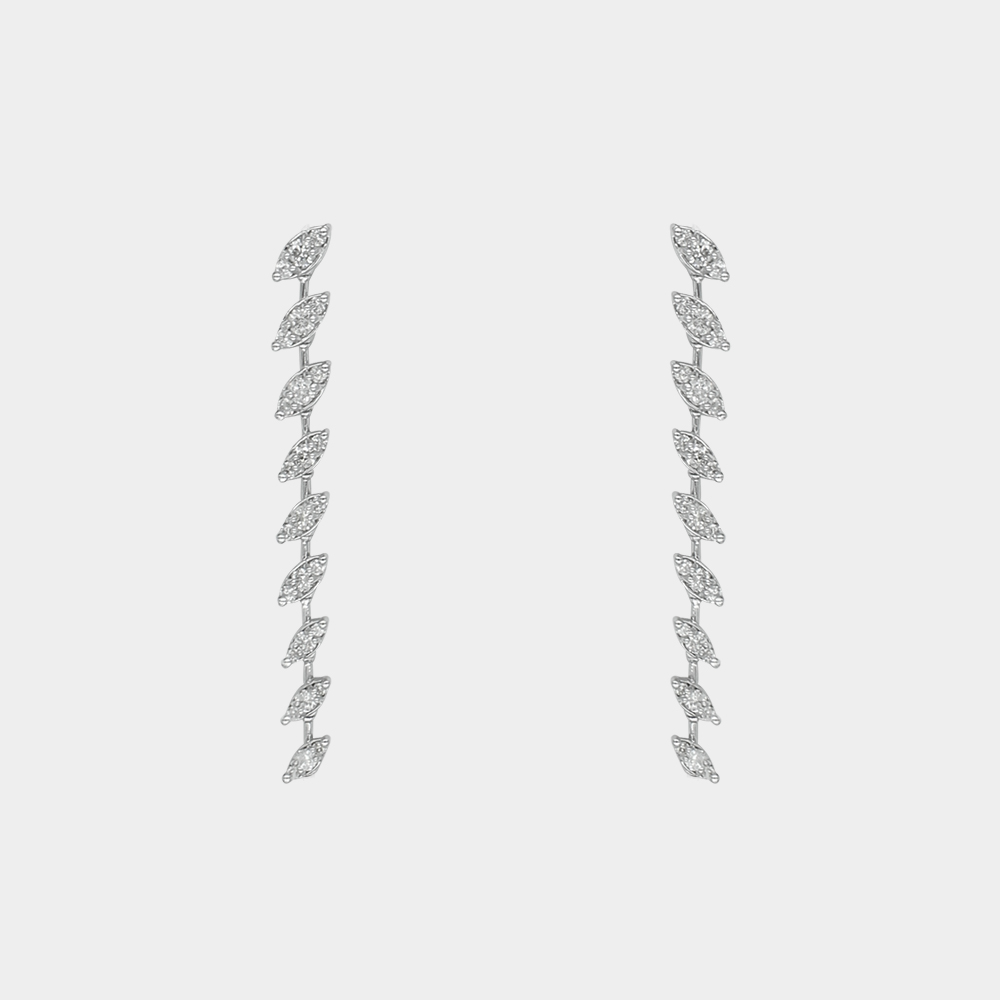 DIAMOND EARRINGS GOLD 18KT